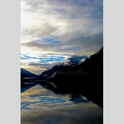 Upper Campbell Lake Portrait Reflections